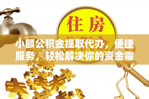 新疆小额公积金提取代办，便捷服务，轻松解决你的资金需求