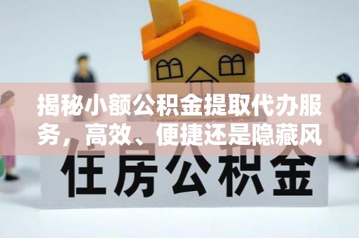 新疆揭秘小额公积金提取代办服务，高效、便捷还是隐藏风险？