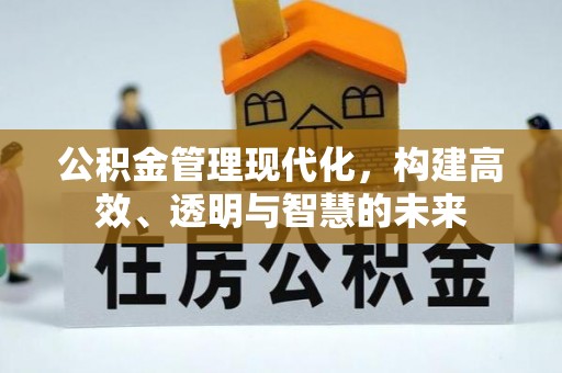 新疆公积金管理现代化，构建高效、透明与智慧的未来
