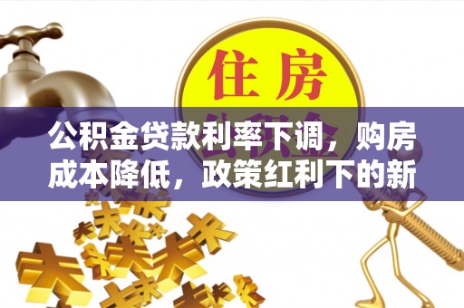 新疆公积金贷款利率下调，购房成本降低，政策红利下的新机遇
