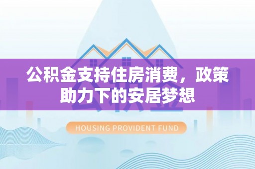 新疆公积金支持住房消费，政策助力下的安居梦想