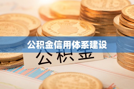 新疆公积金信用体系建设