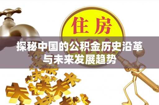 新疆探秘中国的公积金历史沿革与未来发展趋势