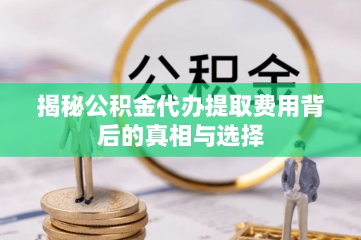 新疆揭秘公积金代办提取费用背后的真相与选择