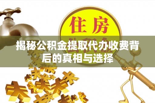 新疆揭秘公积金提取代办收费背后的真相与选择
