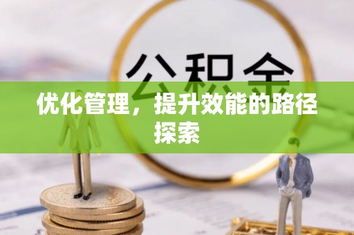 新疆优化管理，提升效能的路径探索