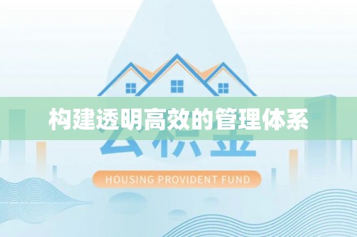 新疆构建透明高效的管理体系