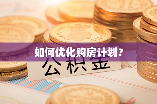 新疆如何优化购房计划？