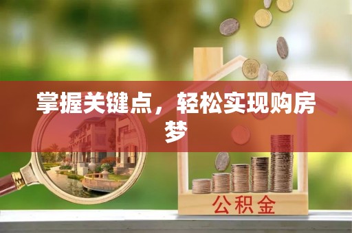 新疆掌握关键点，轻松实现购房梦