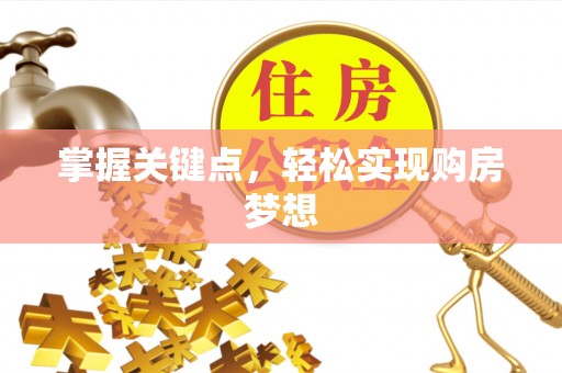 新疆掌握关键点，轻松实现购房梦想