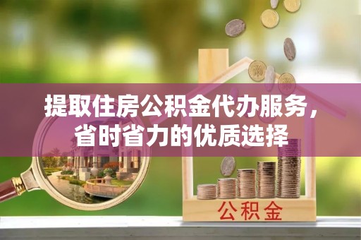 新疆提取住房公积金代办服务，省时省力的优质选择