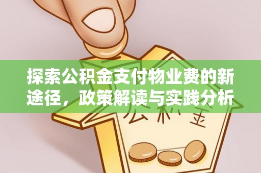 新疆探索公积金支付物业费的新途径，政策解读与实践分析