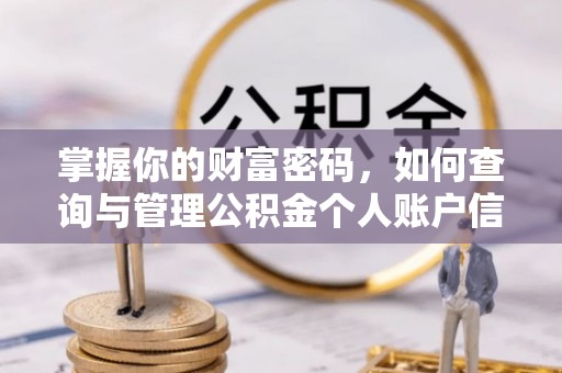 新疆掌握你的财富密码，如何查询与管理公积金个人账户信息