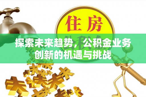 新疆探索未来趋势，公积金业务创新的机遇与挑战