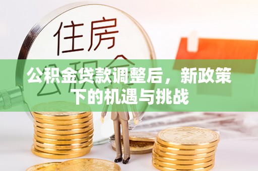 新疆公积金贷款调整后，新政策下的机遇与挑战