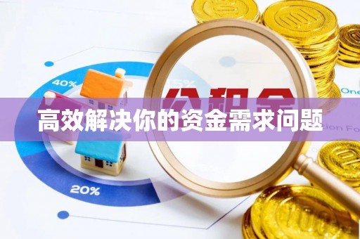 新疆高效解决你的资金需求问题