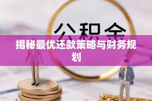 新疆揭秘最优还款策略与财务规划