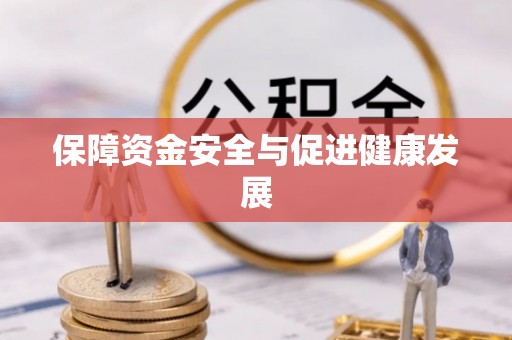 新疆保障资金安全与促进健康发展