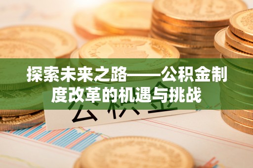 新疆探索未来之路——公积金制度改革的机遇与挑战