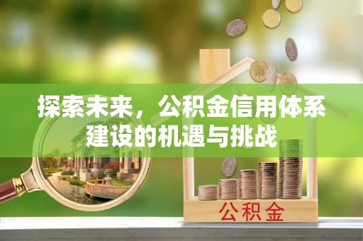 新疆探索未来，公积金信用体系建设的机遇与挑战