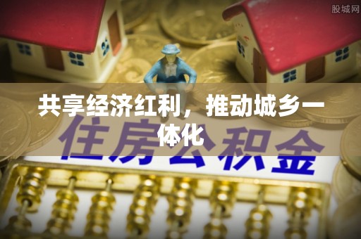新疆共享经济红利，推动城乡一体化